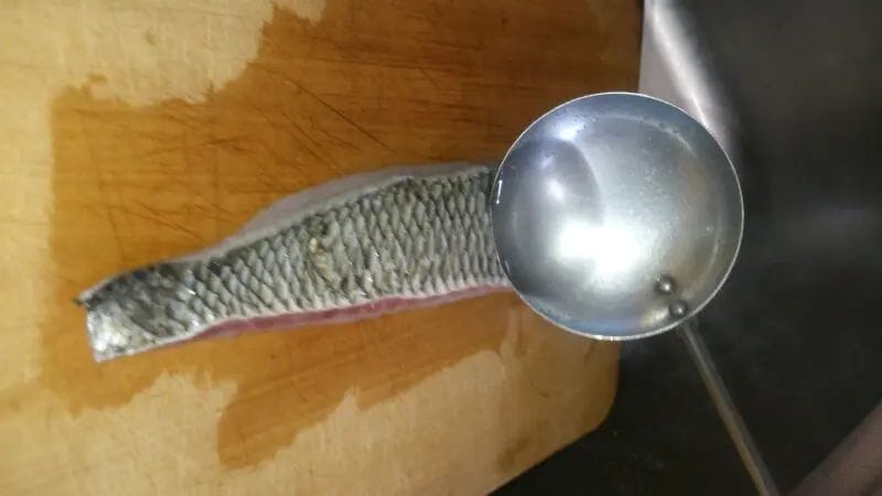 湯引きの仕方｜松皮造り