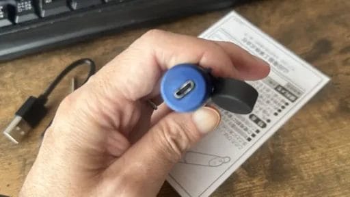 充電の差込口、ハピソンヒートカッター