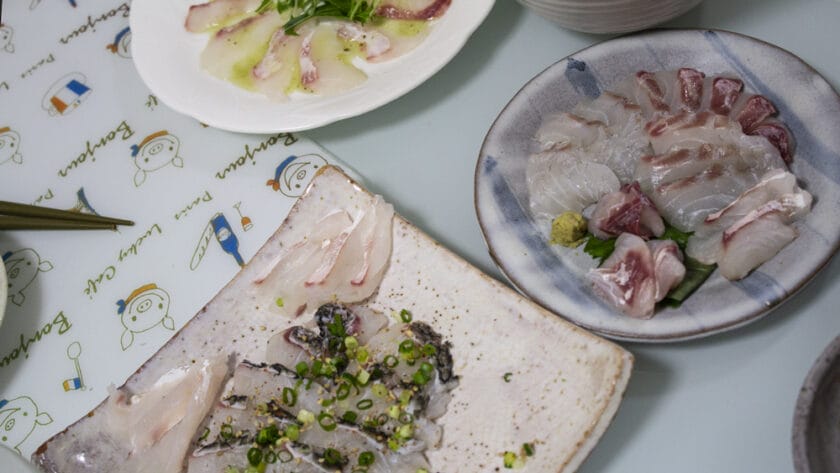 新鮮魚でつくる刺身（生魚）のアレンジ料理！