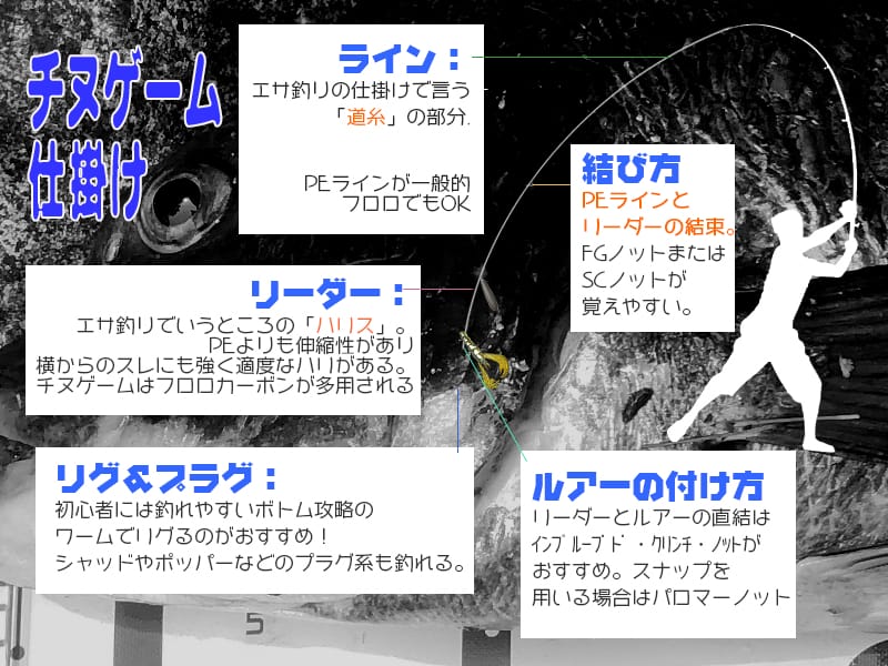 チヌゲームの仕掛け、解説