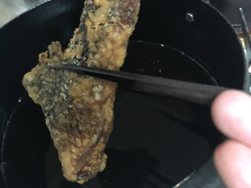魚の竜田揚げ、つくり方