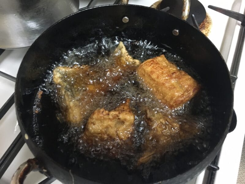 魚の竜田揚げ、つくり方