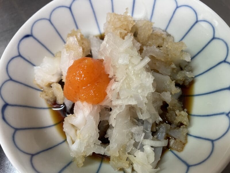 浮袋ねぎぽん酢|シーバス(スズキ),浮袋,料理,レシピ,釣果メシ