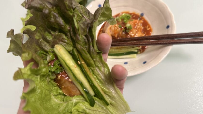 食べ方｜韓国風お刺身「フェ」