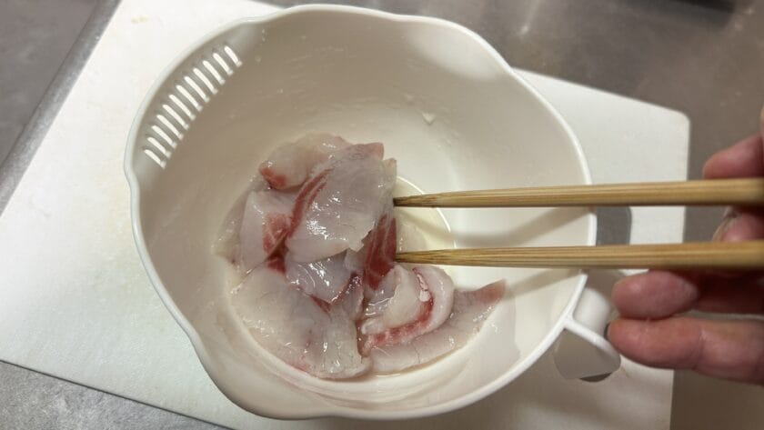 酢洗い｜韓国風お刺身「フェ」のつくり方、レシピ