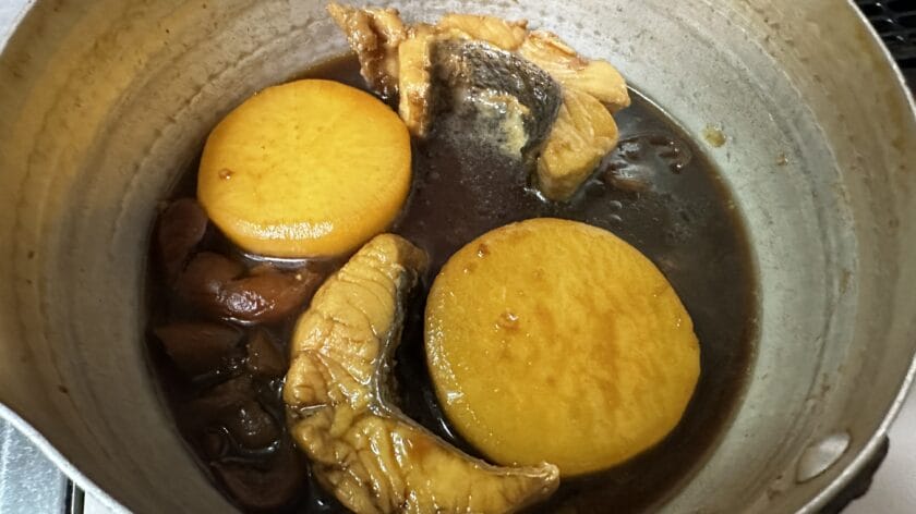 煮詰める|釣り魚の梅照り煮,レシピ,釣果メシ