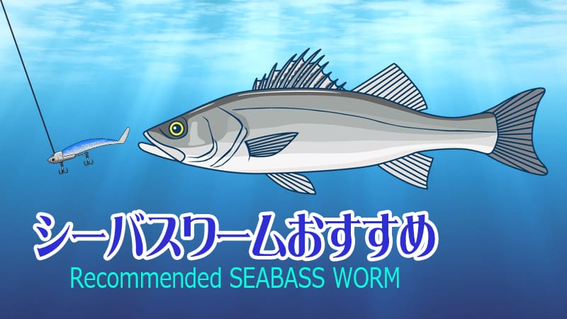 シーバス,ワーム,おすすめ