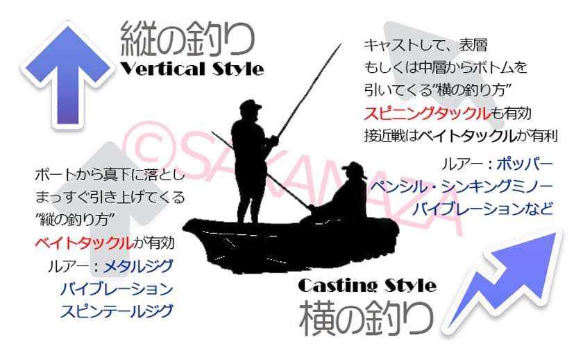適したタックル｜ボートシーバス,タックル