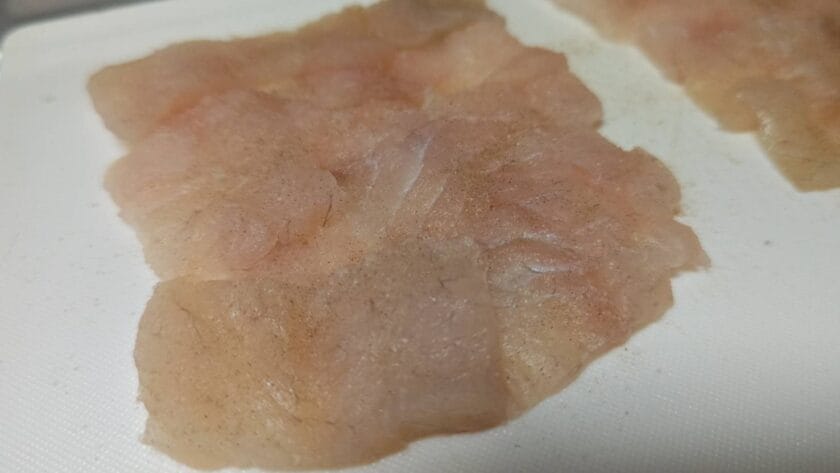 開いた白身魚｜白身魚のオニオンチーズパイ,レシピ,釣果メシ