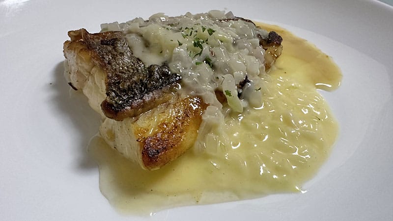 白身魚のソテー・ブールブランソース