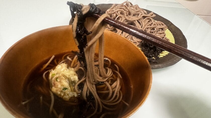 魚だしざる蕎麦