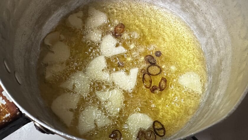 油に香味を引き出す｜オリエンタル風マリネ,釣果メシ