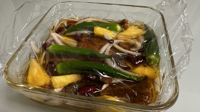 密封して漬け込む｜オリエンタル風マリネ,つくり方,レシピ,釣果メシ