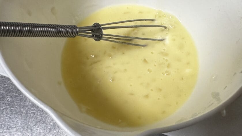 完成ソース｜白身魚のソテー・ブールブランソース,レシピ,つくり方