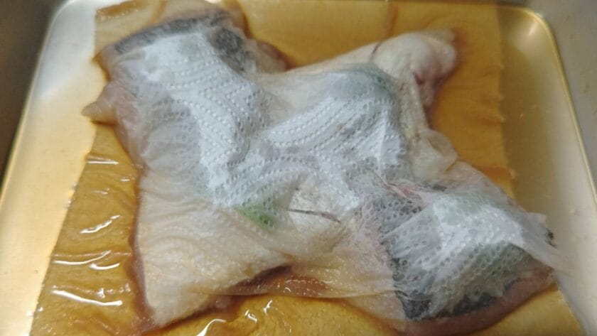 魚を漬け込む｜若狭柚庵焼,レシピ,釣果メシ