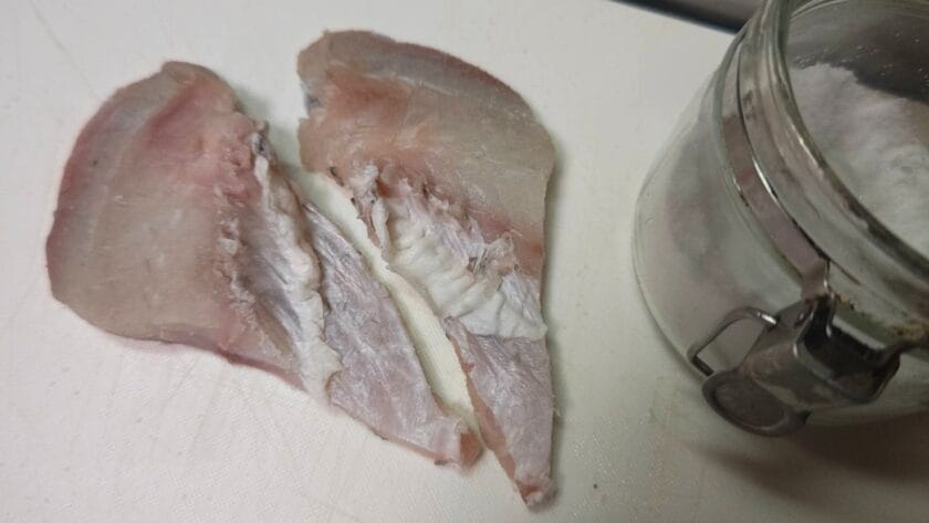 魚に塩をする②｜白身魚の酸菜魚のつくり方,レシピ,釣果メシ