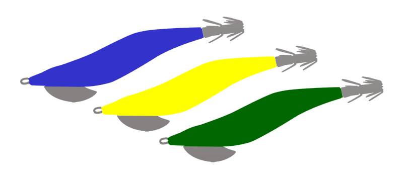 ブルー、グリーン、イエロー｜エギの色の違いと使い分け方