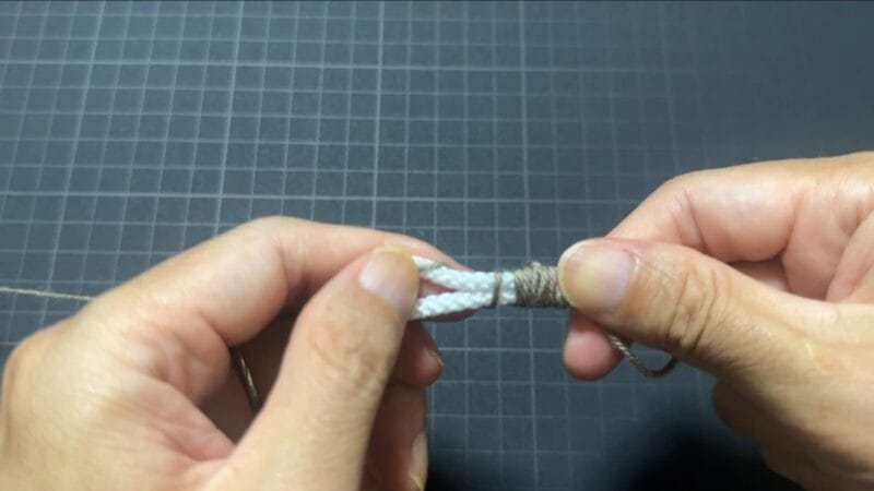 オルブライトノット改の結び方④