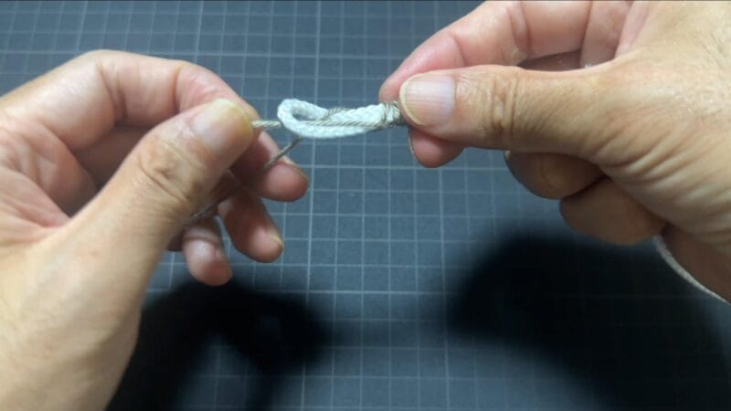 オルブライトノット改の結び方⑥