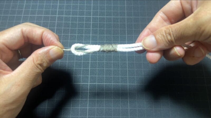オルブライトノット改の結び方⑦