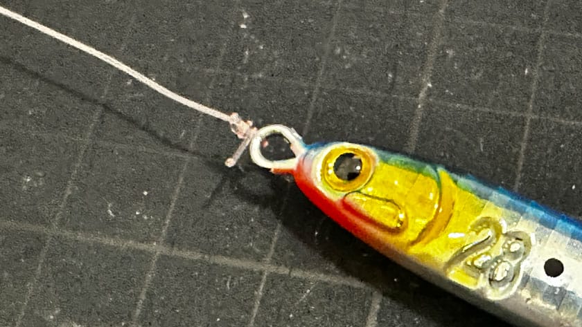 リーダーとジグの結び方|ライトショアジギング,仕掛け,結び方,リング,サルカン
