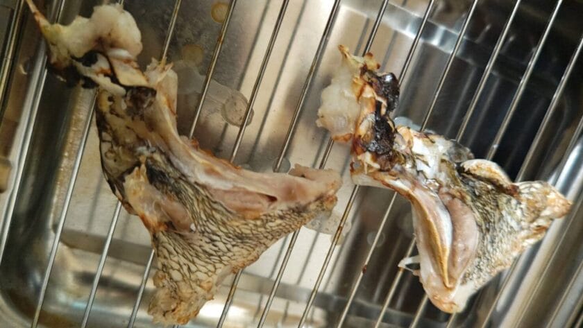 ひと手間、魚の皮目を焼く｜魚のパエリア,時短レシピ,釣果メシ