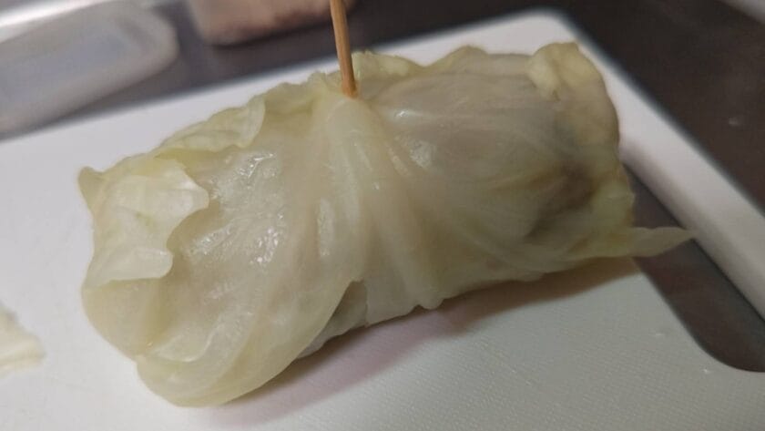 形作る｜白身魚のロールキャベツ,つくり方,レシピ,釣果メシ