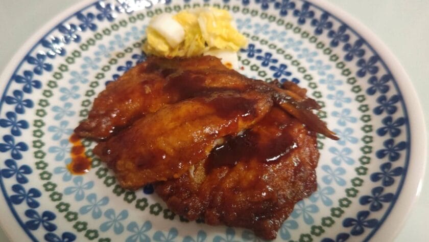 アジのヤンニョムフィッシュ,レシピ,釣果メシ