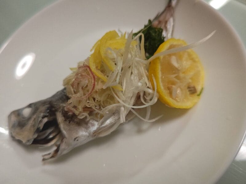 アジの塩ゆで・花柚仕立て｜アジ料理,おすすめ,レシピ,釣果メシ