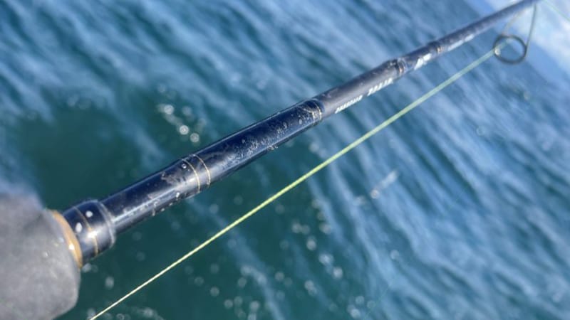 ラインは一段細く|ブレードジギング,冬,11月,12月