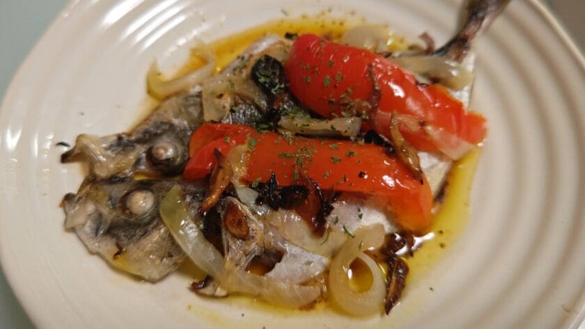 アジのビルバオ風ソテー,レシピ,作り方,釣果メシ