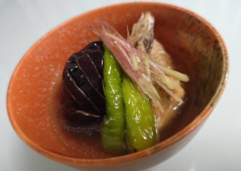 アジと茄子と万願寺唐辛子の揚げ出し｜アジ料理,おすすめ,レシピ,釣果メシ