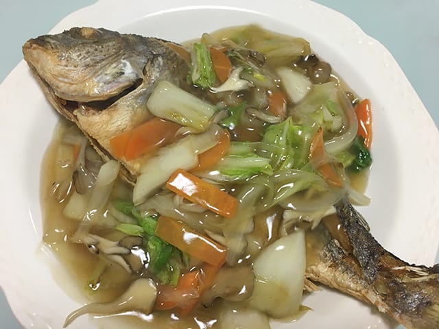 アジの中華風野菜あんかけ｜アジ料理,おすすめ,レシピ,釣果メシ