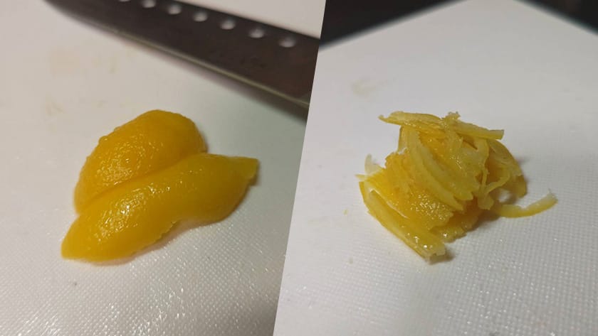 柚子の皮｜アジの塩ゆで・花柚仕立て,レシピ,つくり方,釣果メシ