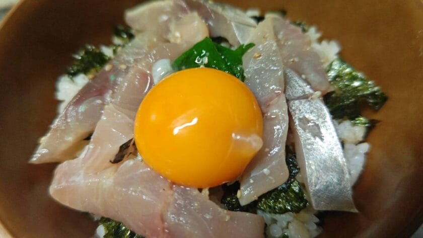 ごまアジ丼｜アジ料理,おすすめ,レシピ,釣果メシ