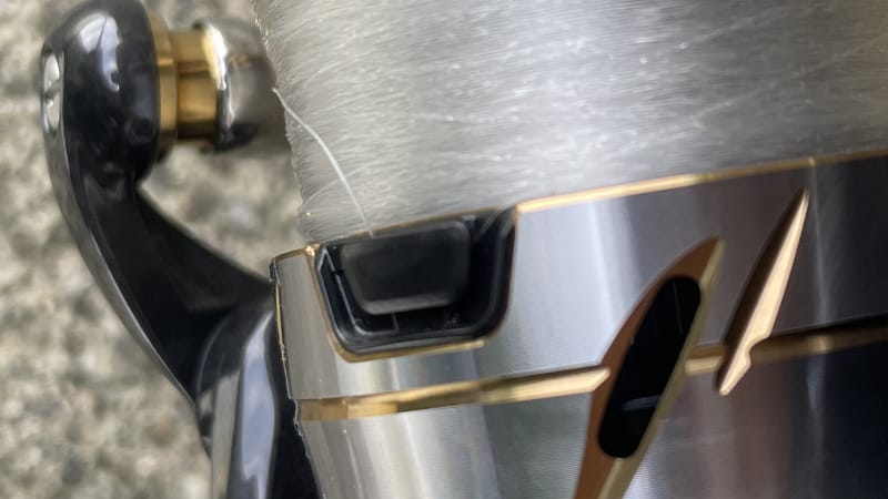 横風による糸ふけ,原因|キャスト時にラインストッパーに引っ掛かるトラブル,対処法