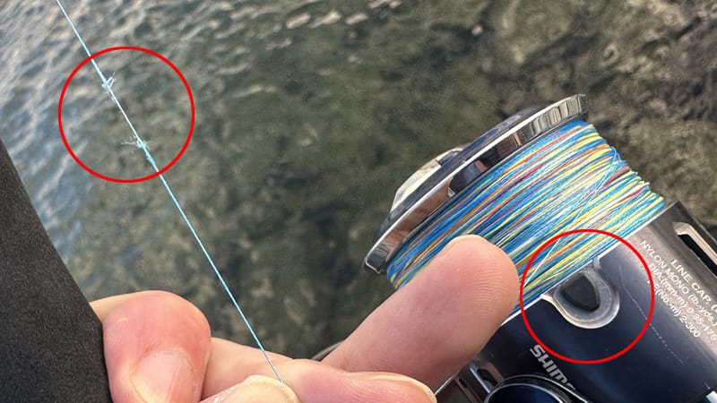 なぜ起こる?|キャスト時にラインストッパーに引っ掛かるトラブル,対処法