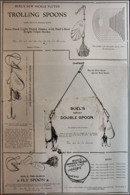 ルアーがはじめて市販化された年|ルアー,歴史,起源,スプーン