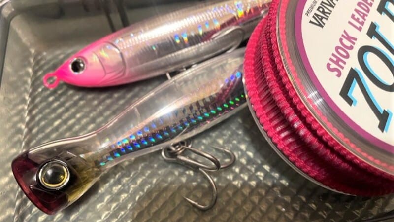 青物トップウォーターゲーム,使い方｜バリバスナイロンショックリーダー,インプレ